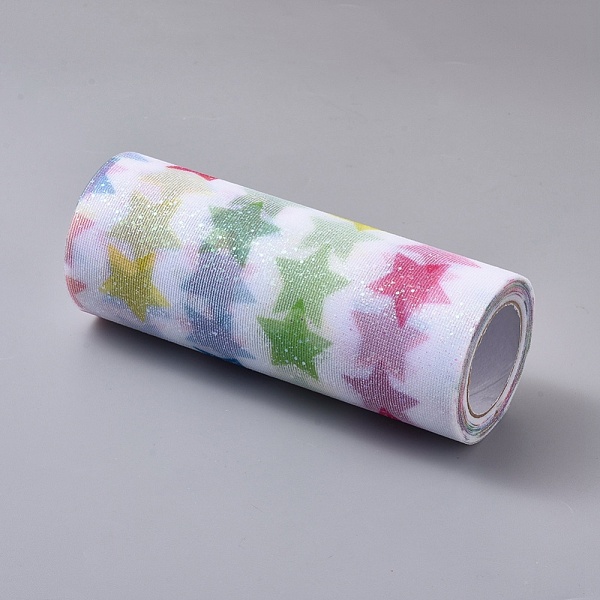 

PandaHall Star Deco Mesh Ribbons, Tulle Fabric, Tulle Roll Spool Fabric For Skirt Making, White, 6 inch(15cm), about 10yards/roll...