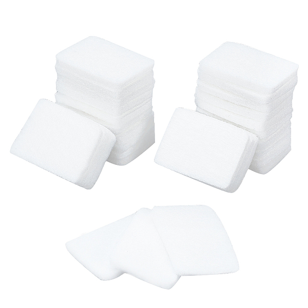 

PandaHall 100Pcs Fibre Perfume Pads, Essential Oils Diffuser Locket Pads, Rectangle, White, 30x22x3mm Fibre White
