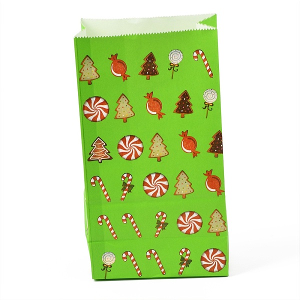 

PandaHall Christmas Theme Kraft Paper Bags, Gift Bags, Snacks Bags, Rectangle, Christmas Themed Pattern, 23.2x13x8cm Paper Others