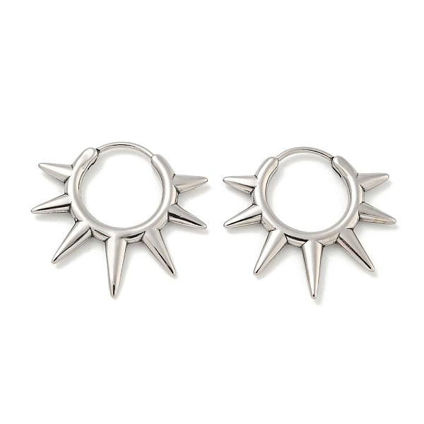 

PandaHall 316 Surgical Stainless Steel Hoop Earrings, Ring, Stainless Steel Color, 25.5x26.5mm 316 Surgical Stainless Steel Ring