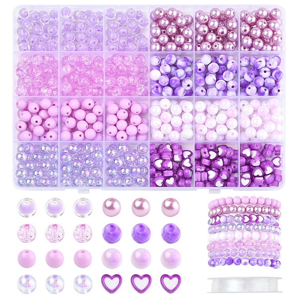 Puple Color Theme DIY Jewerly Making Kit