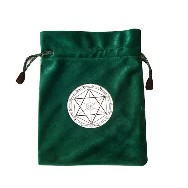 

PandaHall Tarot Card Storage Bag, Velvet Tarot Drawstring Bags, for Witchcraft Wiccan Altar Supplies, Rectangle, Star of David Pattern...