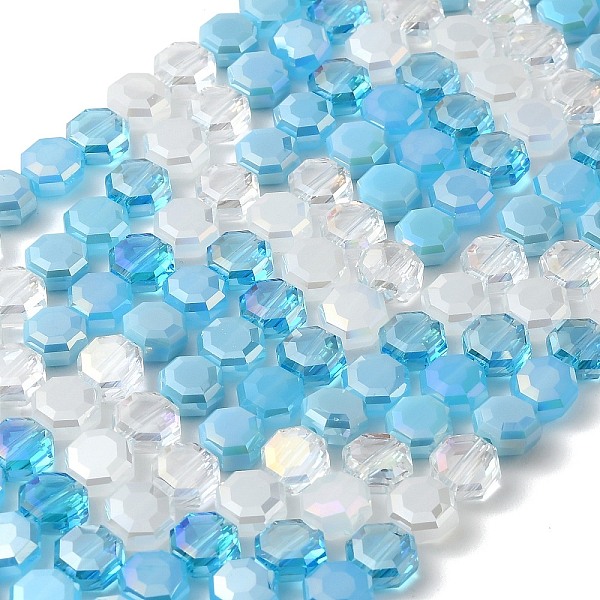 Electroplated Glass Beads Strands