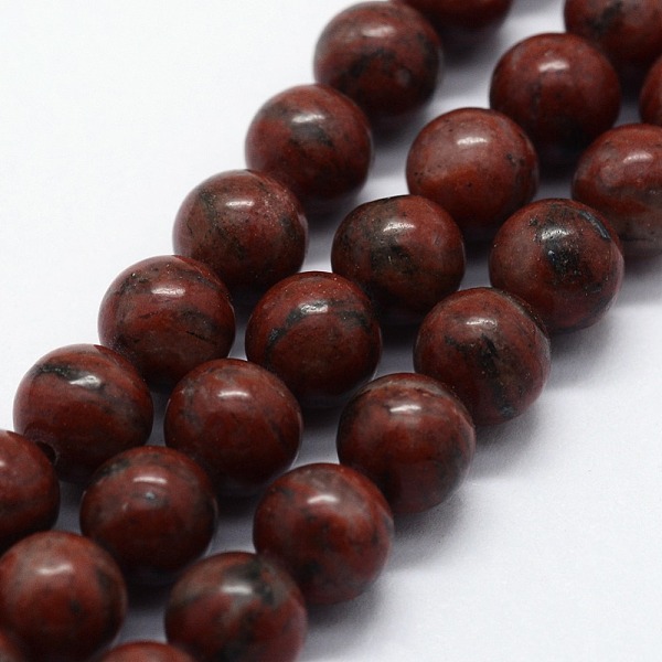 

PandaHall Natural Sesame Jasper/Kiwi Jasper Beads Strands, Round, 10mm, Hole: 1mm, about 37pcs/strand, 14.76 inch(37.5cm) Sesame Jasper...