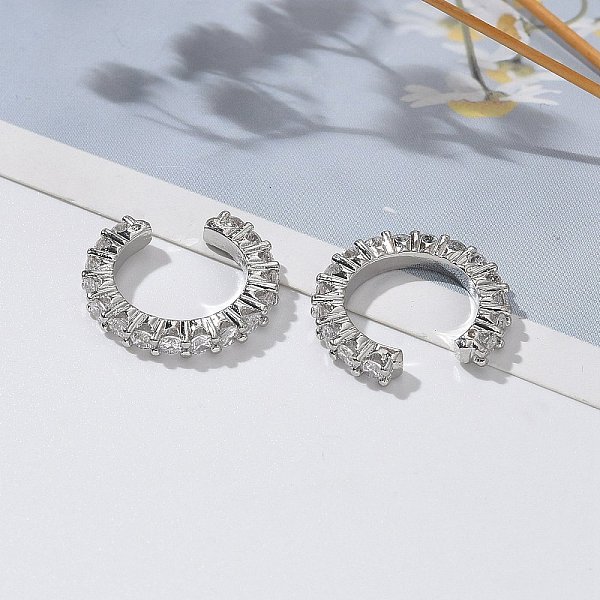 Brass Micro Pave Cl… - image