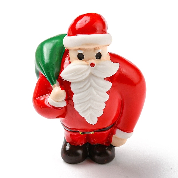 

PandaHall Christmas Resin Santa Claus Ornament, Micro Landscape Decorations, Red, 25x27x38.5mm Resin Santa Claus Red