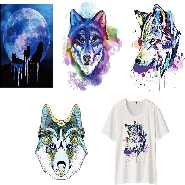 Nbeads 4 Pcs Wolf P… - image