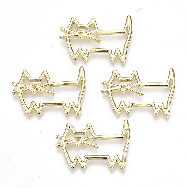 PandaHall Rack Plating Alloy Open Back Bezel Cabochons, For DIY UV Resin, Epoxy Resin, Pressed Flower Jewelry, Cadmium Free & Lead Free, Cat...