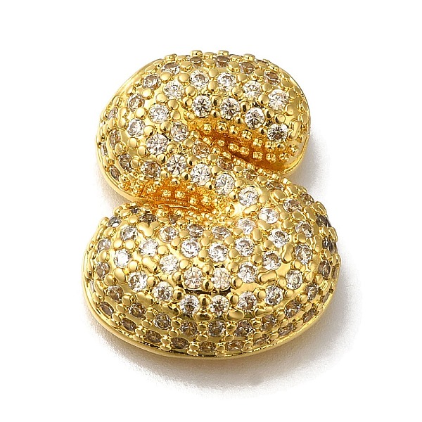 

PandaHall Brass with Cubic Zirconia Pendant, Letter S, Letter S, 22x18x7mm, Hole: 4mm Brass+Cubic Zirconia Letter S Clear