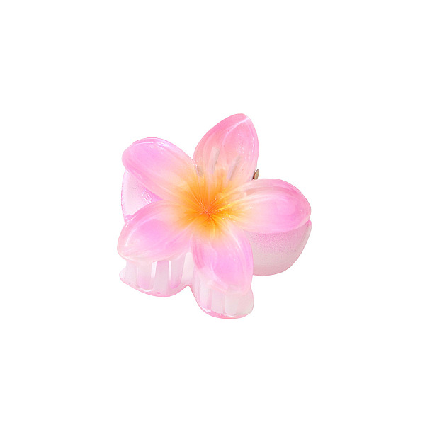 

PandaHall Flower Shape Plastic Claw Hair Clips, Hair Accessories for Women Girl, Pink, 40mm Plastic Flower Pink