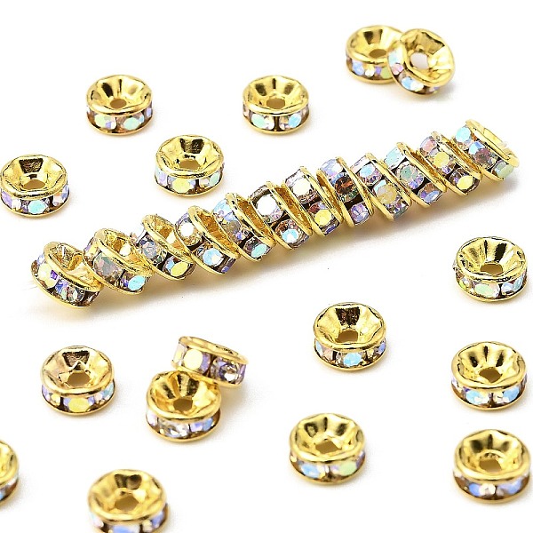 Brass Rhinestone Sp… - image