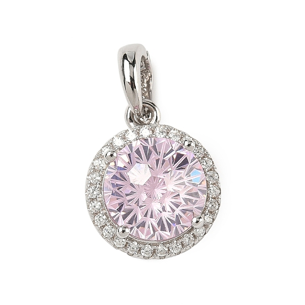 925 Sterling Silver Pave Cubic Zirconia Pendants