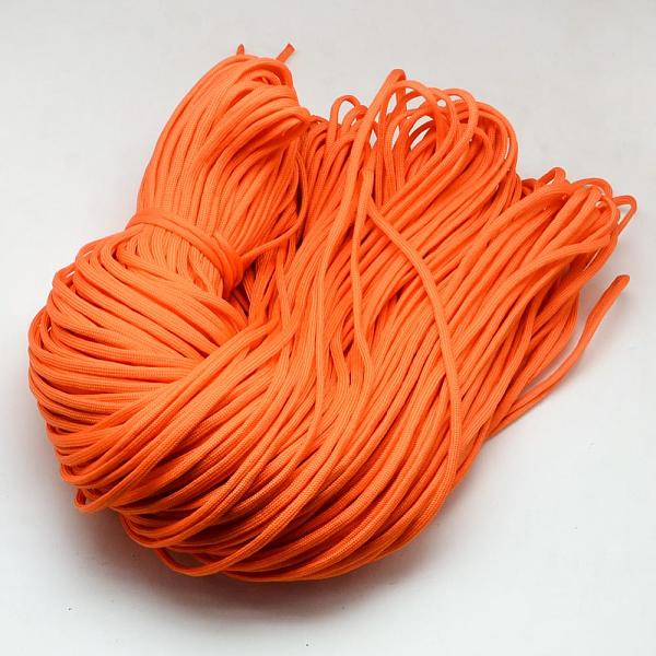 

PandaHall 7 Inner Cores Polyester & Spandex Cord Ropes, Solid Color, for Rope Bracelets Making, Orange Red, 4~5mm, about 109.36 yards...