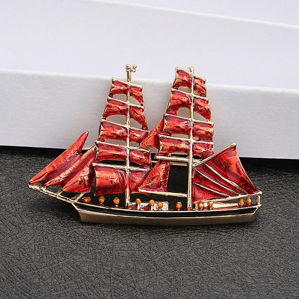 Sailing Boat Enamel Pins