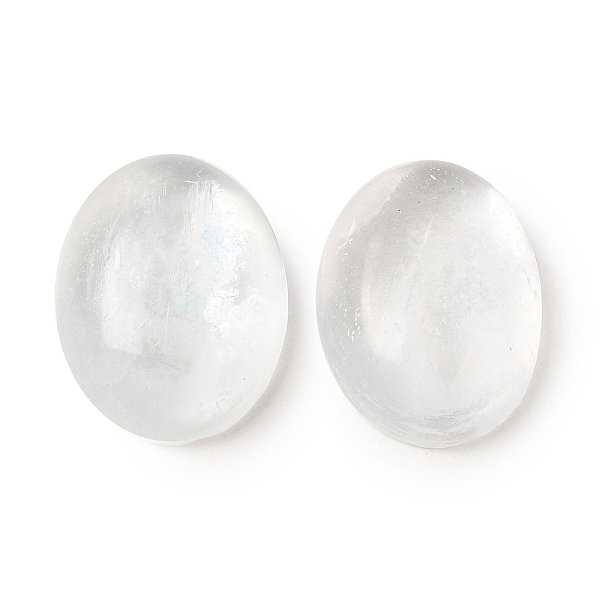 

PandaHall Natural Selenite Cabochons, Oval, 24x17~18x6.5~7mm Selenite Oval