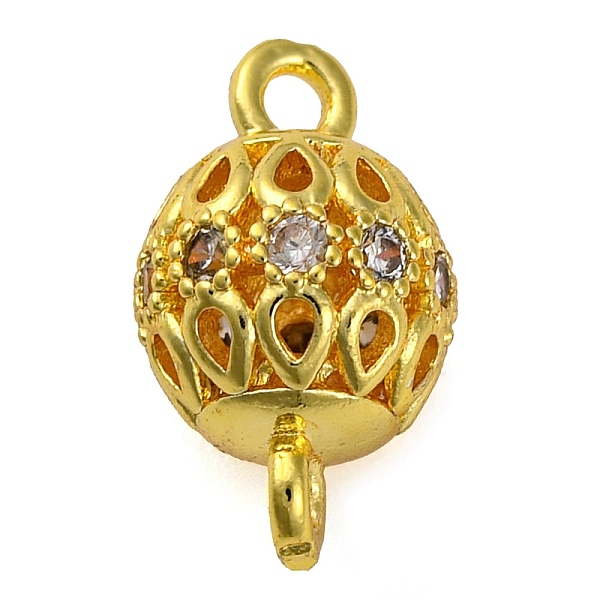 Brass Micro Pave Cl… - image