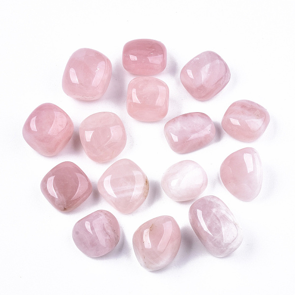 

PandaHall Natural Rose Quartz Beads, Healing Stones, for Energy Balancing Meditation Therapy, Tumbled Stone, Vase Filler Gems, No...
