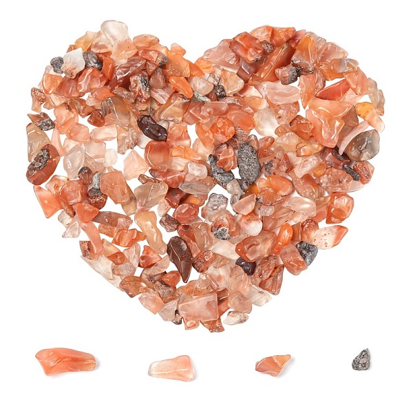 

PandaHall Natural Carnelian Beads, No Hole/Undrilled, Chip, Dyed & Heated, 2~8x2~4mm, 50g, about 850pcs/set Carnelian Chip
