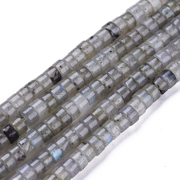 

PandaHall Natural Labradorite Beads Strands, Heishi Beads, Flat Round/Disc, 4x2mm, Hole: 0.6mm, about 149~171pcs/Strand, 15.35 inch~15.55...