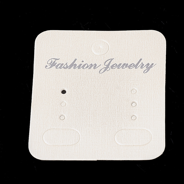 

PandaHall Cardboard Earring Display Cards, Linen, 50x44mm Paper Rectangle Brown