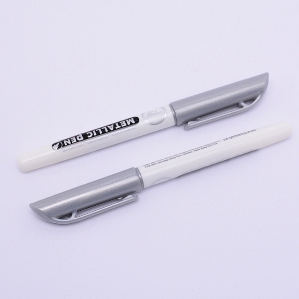 

PandaHall Epoxy Resin Drawing Pen, Metallic Markers Paints Pens, Graffiti Signature Pen, Daily Supplies, Silver, 141x16.5x12mm Plastic...