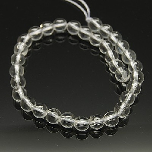 Natural Quartz Crystal Beads Strands