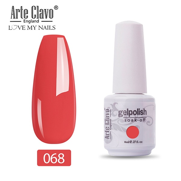 

PandaHall 8ml Special Nail Gel, for Nail Art Stamping Print, Varnish Manicure Starter Kit, Light Coral, Bottle: 25x66mm Resin Red