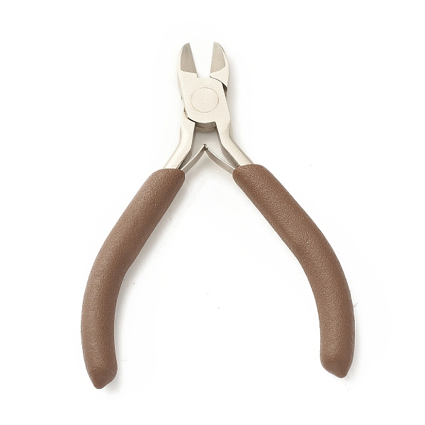 

PandaHall Iron Jewelry Pliers, Side Cutting Pliers, Camel, 10.7x7.4x1cm Iron Brown