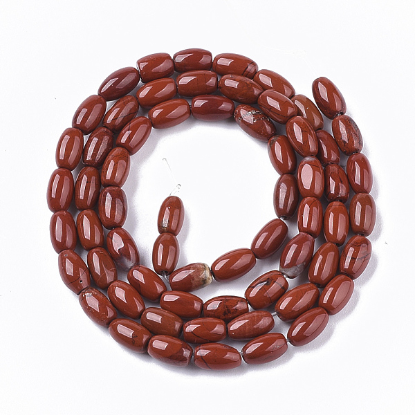 Natürliche Rote Jaspis Perlen Stränge