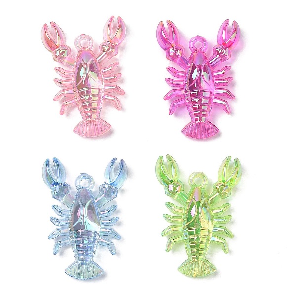 電気メッキ透明UVメッキアクリルビッグペンダント