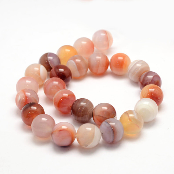 

PandaHall Natural Sardonyx Beads Strands, Round, Grade A, 12mm, Hole: 1mm, about 31~33pcs/strand, 14.5 inch Sardonyx Round Red