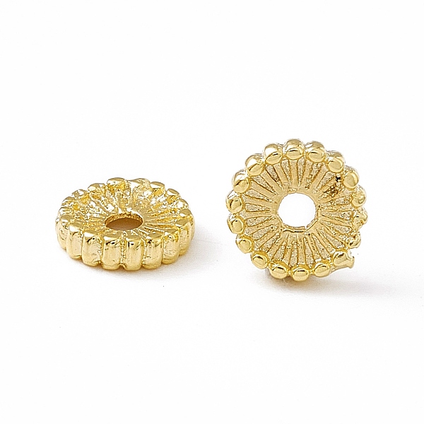 

PandaHall Brass Spacer Beads, Cadmium Free & Lead Free, Flat Round, Real 24K Gold Plated, 7x1.5mm, Hole: 1.6mm Brass Flat Round