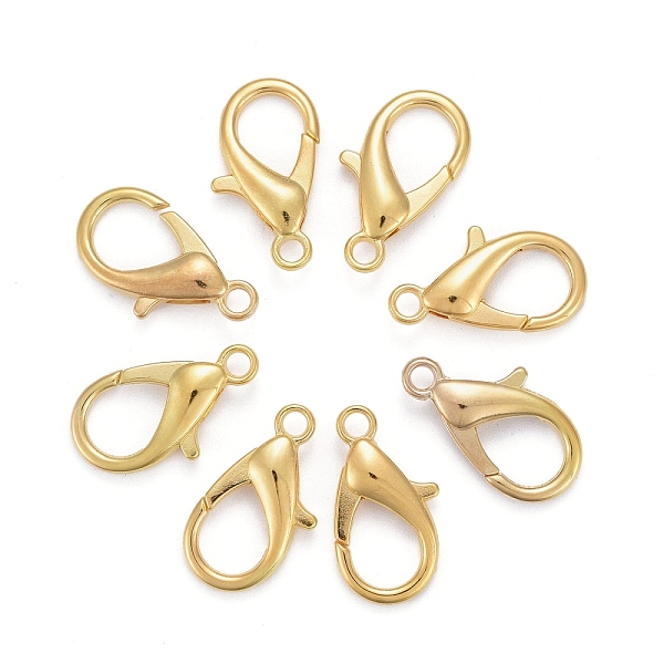

PandaHall Zinc Alloy Lobster Claw Clasps, Parrot Trigger Clasps, Cadmium Free & Nickel Free & Lead Free, Golden, 21x12mm, Hole: 2mm Alloy...