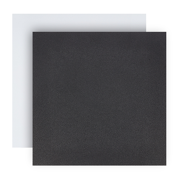 PandaHall 2 Sheets 2 Style ABS Sheet, for Mould Making, Rectangle, Mixed Color, 30x30x0.15cm, 1 sheet/style Plastic Multicolor
