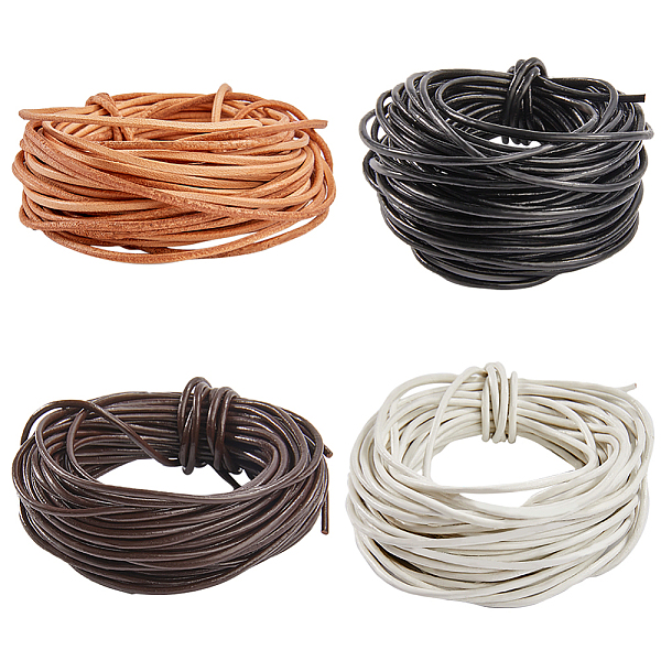 PandaHall GORGECRAFT 40 Yard 4 Colors Cowhide Leather Cord Black Lace Rope Genuine Leather Strap Currant White Leather String Cording for... PandaHall GORGECRAFT 40 Yard 4 Colors Cowhide Leather Cord Black Lace Rope Genuine Leather Strap Currant White Leather String Cording for...