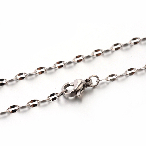 304 Stainless Steel Link Chain Necklaces