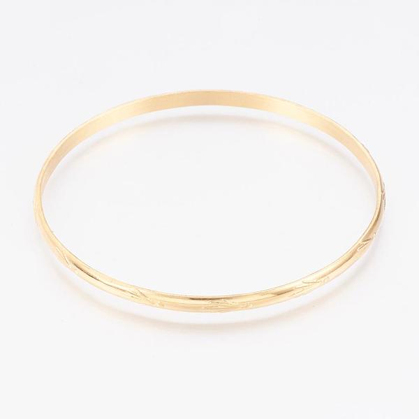 

PandaHall 304L Stainless Steel Bangles, Mixed Color, 2-1/2 inch(65mm), 3.5mm 304 Stainless Steel Multicolor