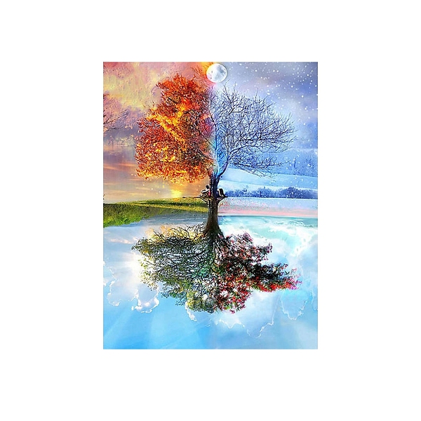 

PandaHall DIY Diamond Painting Tree of Life Pattern Kit, Including Resin Rhinestones Bag, Diamond Sticky Pen, Tray Plate and Glue Clay...