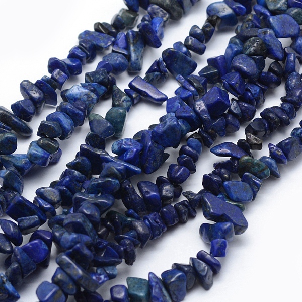 

PandaHall Natural Lapis Lazuli Beads Strands, Dyed, Chip, 5~8mm, Hole: 1mm, about 33 inch(84cm) Lapis Lazuli Chip