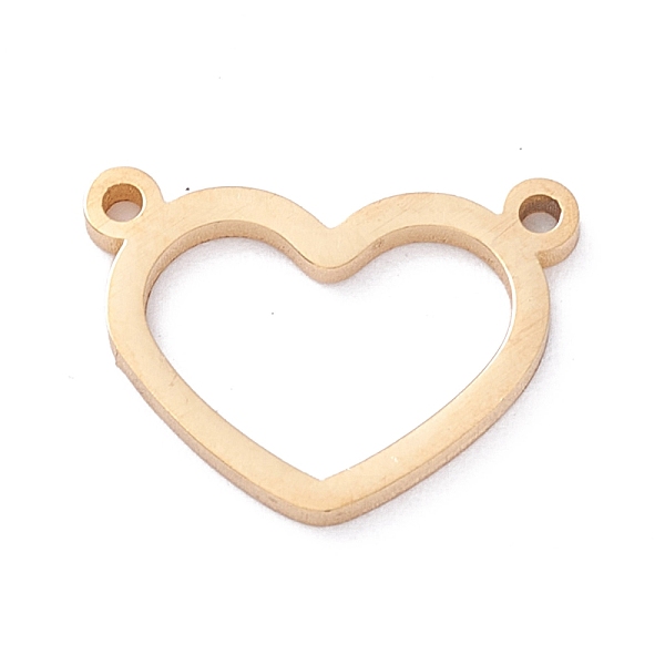 

PandaHall Vacuum Plating 304 Stainless Steel Pendants, Hollow Heart, Golden, 10x13x1mm, Hole: 1mm 304 Stainless Steel Heart