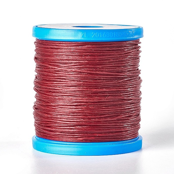 

PandaHall Round Waxed Cords, Micro Macrame Cord, Polyester Leather Sewing Thread, for Bracelets Making, Beading, Crafting, Bookbinding..., Red