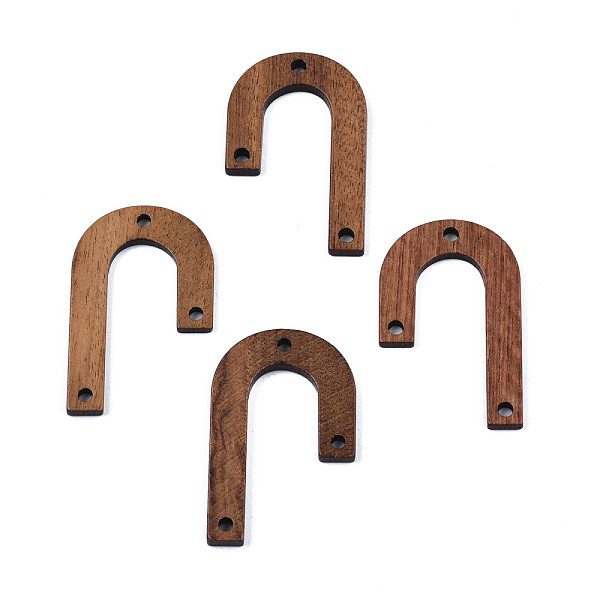 

PandaHall Walnut Wood Pendants, Saddle Brown, 34x21x2.5mm, Hole: 2mm Wood Others