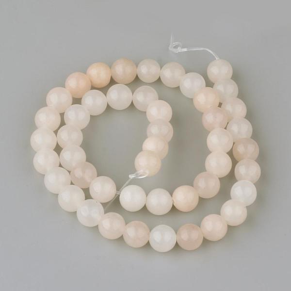 

PandaHall Natural Pink Aventurine Gemstone Round Bead Strands, 6~7mm, Hole: 1mm, about 58pcs/strand, 14.9 inch Pink Aventurine Round