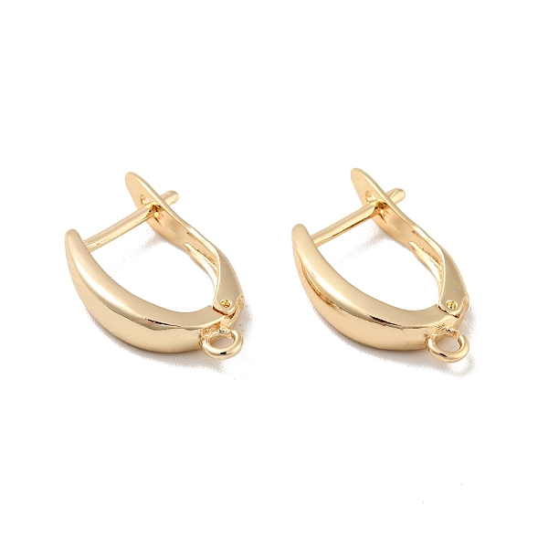 

PandaHall Rack Plating Brass Hoop Earring Findings with Latch Back Closure, with Horizontal Loop, Long-Lasting Plated, Cadmium Free & Lead...