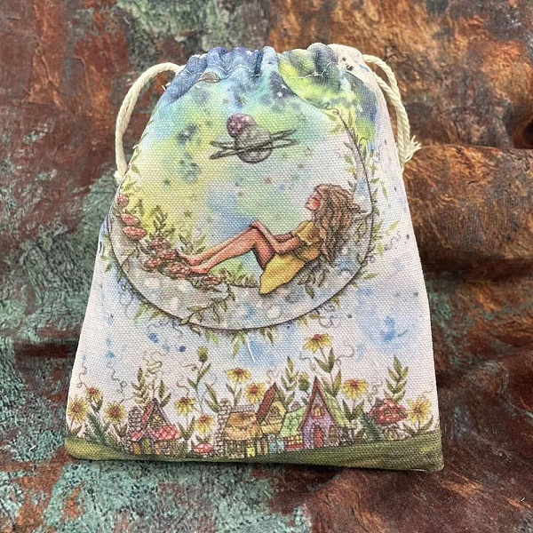 

PandaHall Tarot Theme Canvas Cloth Packing Pouches Drawstring Bags, Rectangle, Human Pattern, 15~18x13~14cm Cloth Human