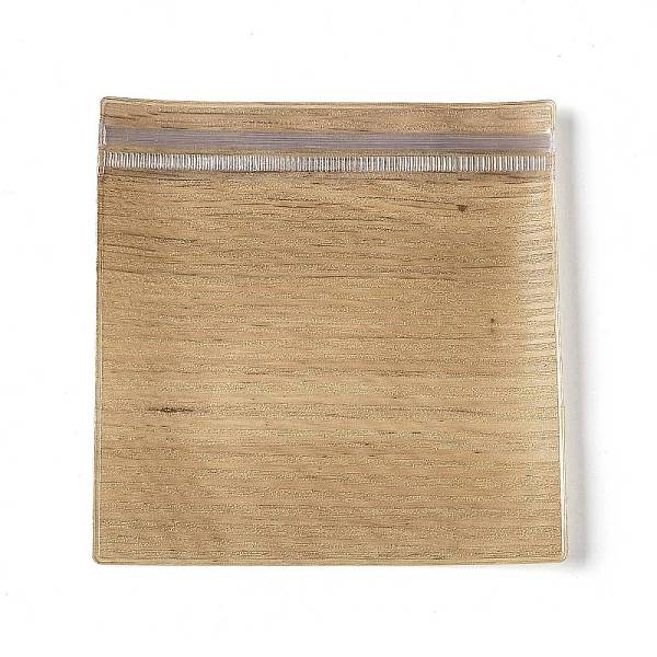 

PandaHall PVC Zip Lock Bags, Rectangle Packaging Bags, Top Self Seal Pouches, Wheat, 10.9x10.9cm, Unilateral Thickness: 7.8 Mil(0.2mm) PVC..., Orange