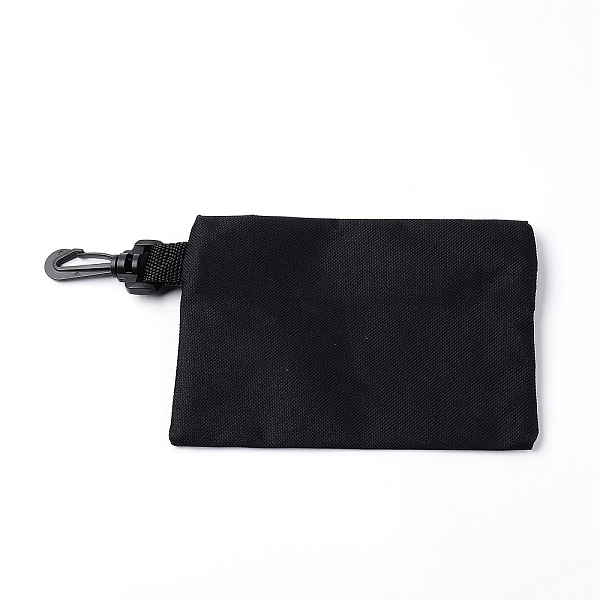 

PandaHall Oxford Cloth PVC Waterproof Coating Bag, with Plastic Clasp and Alloy Zipper Puller, Automotive Accessories, Rectangle, Black...