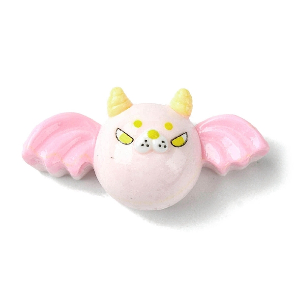 

PandaHall Halloween Theme Opaque Resin Decoden Cabochons, Devil with Wings, Pink, 18x36.5x3.5mm Resin Others Pink