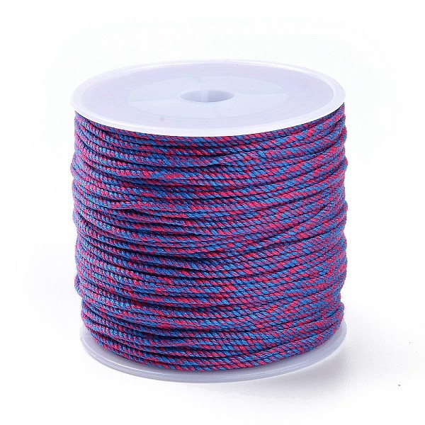 

PandaHall Macrame Cotton Cord, Braided Rope, with Plastic Reel, for Wall Hanging, Crafts, Gift Wrapping, Dark Orchid, 1.2mm, about 54.68...