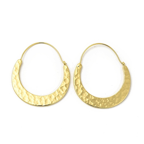 

PandaHall Brass Teardrop Hoop Earrings for Women, Cadmium Free & Nickel Free & Lead Free, Real 18K Gold Plated, 46x39x1.5mm, Pin: 0.8mm...